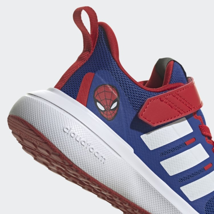Adidas X Marvel Fortarun Spider-man 2.0 Cloudfoam Tênis Top De Renda Azul Royal Quente