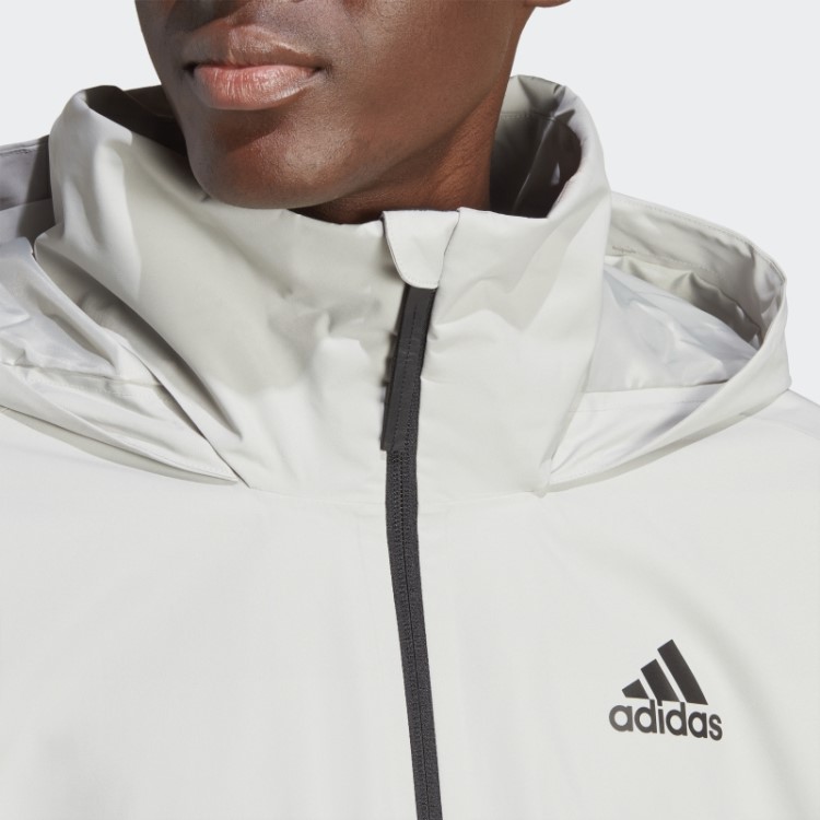 Jaqueta Adidas Traveer Rain.rdy Cinza Metálico (gênero Neutro)