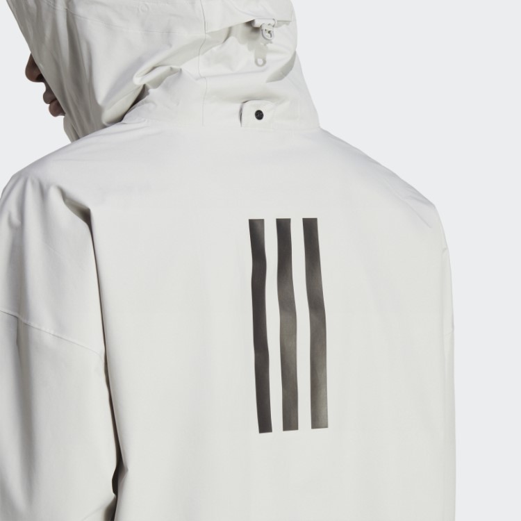 Jaqueta Adidas Traveer Rain.rdy Cinza Metálico (gênero Neutro)