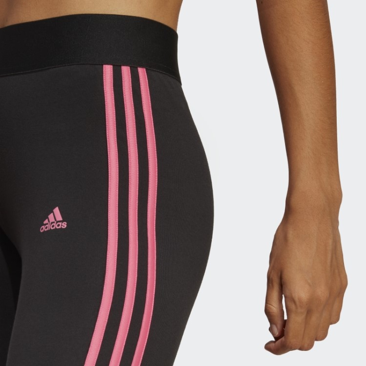 Legging 3 Listras Preta Adidas