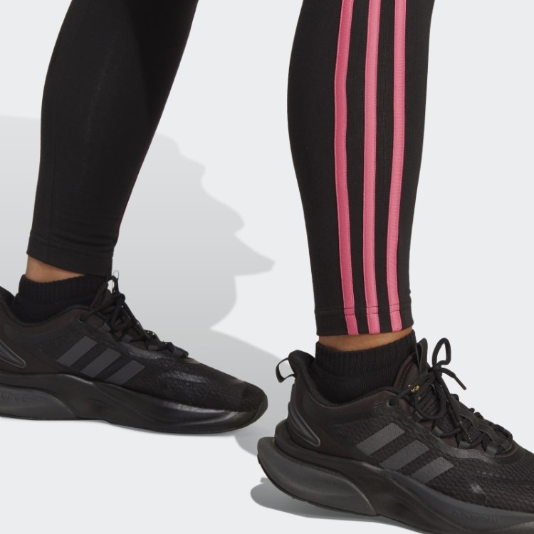 Legging 3 Listras Preta Adidas