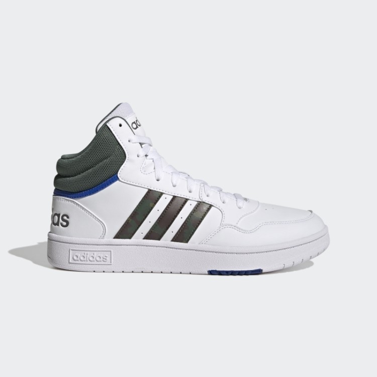 Adidas White Hoops 3.0 Mid Classic Vintage
