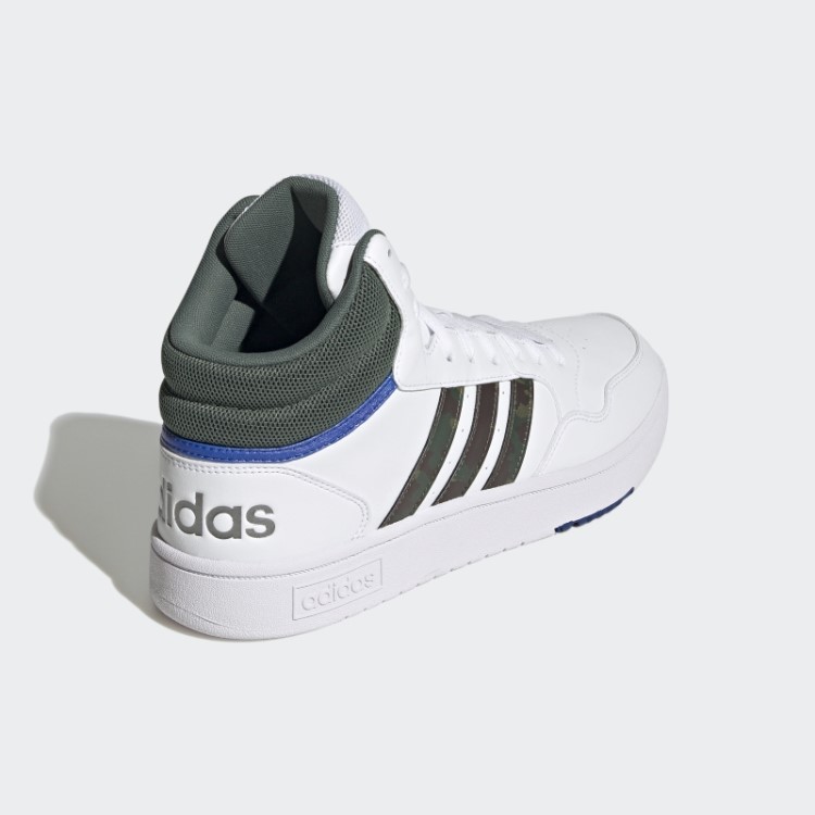 Adidas White Hoops 3.0 Mid Classic Vintage
