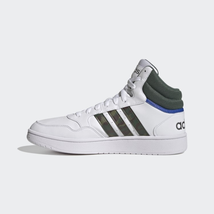 Adidas White Hoops 3.0 Mid Classic Vintage