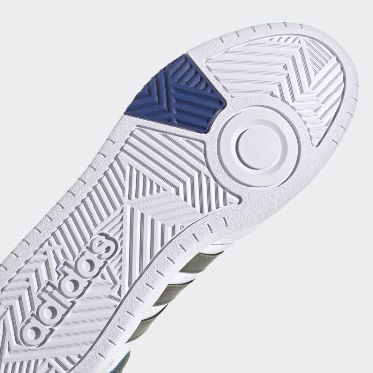 Adidas White Hoops 3.0 Mid Classic Vintage