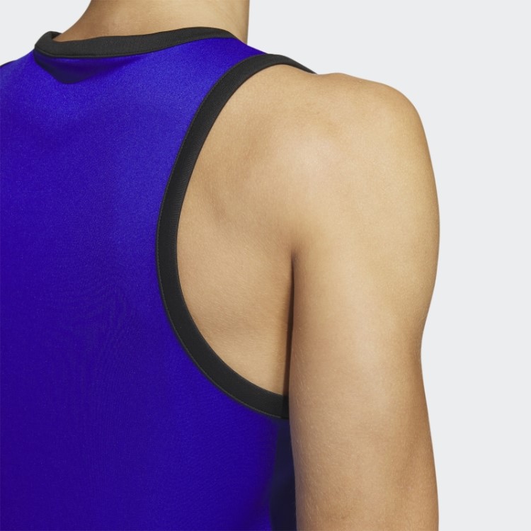 Regata Azul Adidas Basquete Com As Três Listras Quente