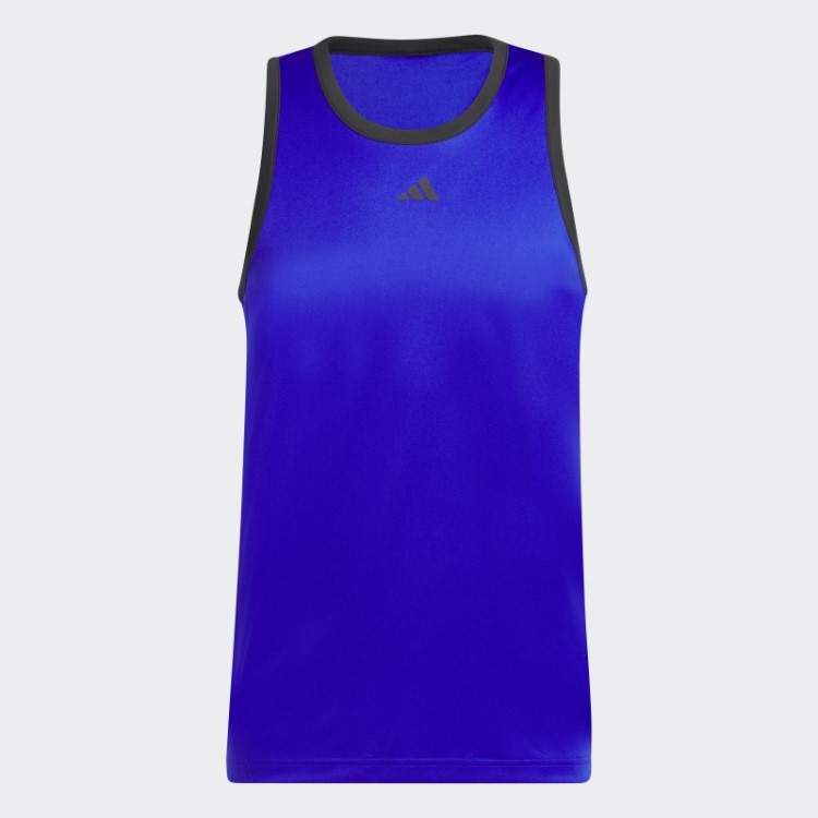 Regata Azul Adidas Legends Basquete Com As Três Listras Fashion