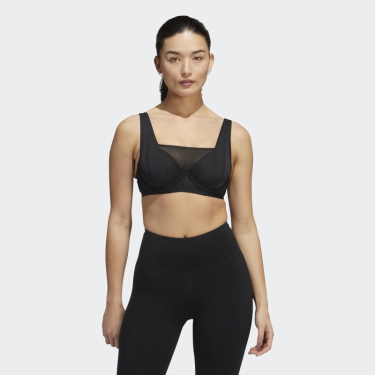 Sutiã Preto Tlrd Impact Luxe Training De Alto Suporte Adidas