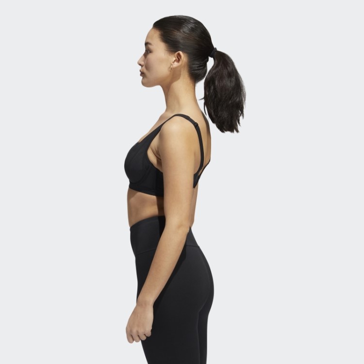 Sutiã Preto Tlrd Impact Luxe Training De Alto Suporte Adidas
