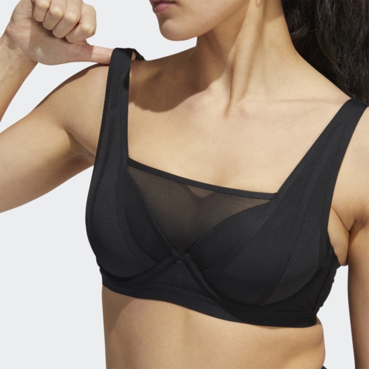 Tlrd Impact Luxe Sutiã De Treinamento De Alto Suporte Preto Adidas