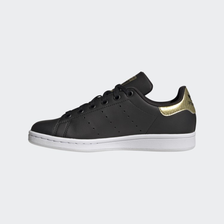 Sapatos Adidas Stan Smith Dourados Metálicos Quentes