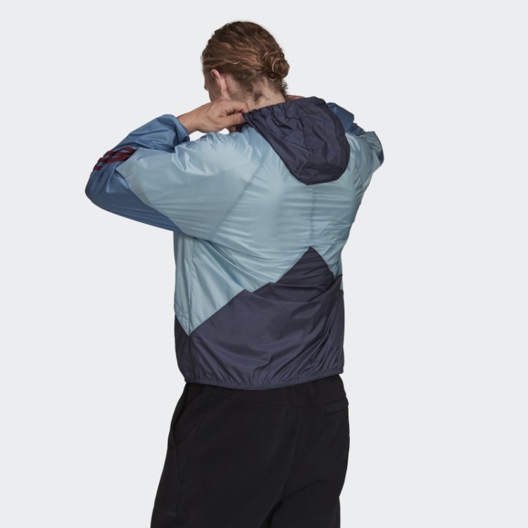 Adidas Marinho De Volta Ao Esporte Wind.rdy Anorak