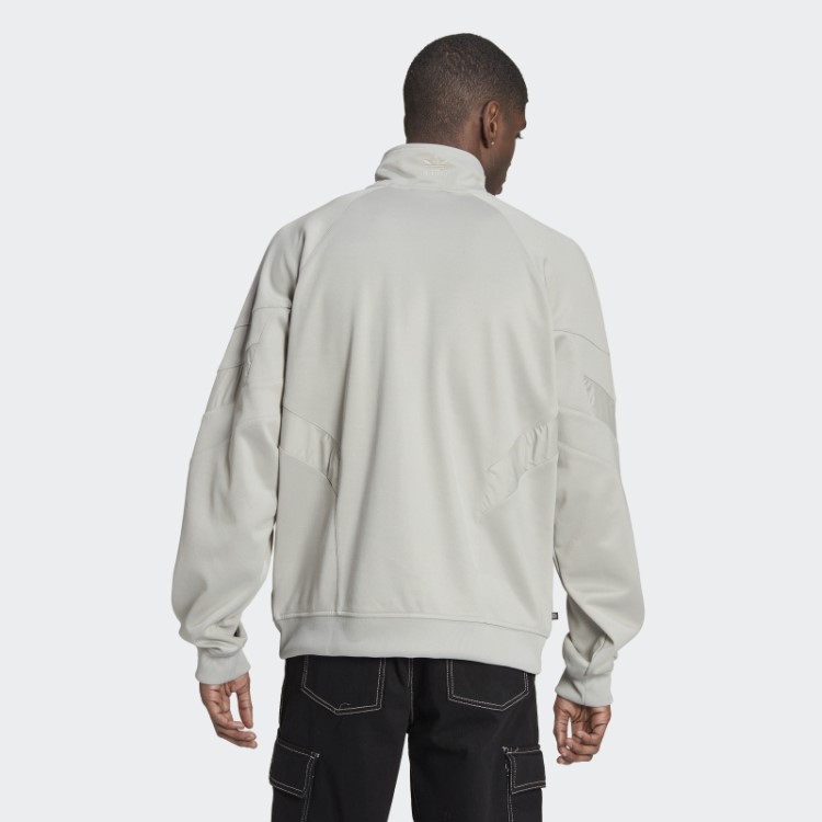 Jaqueta Esportiva Adidas Rekive Cinza Metalizada