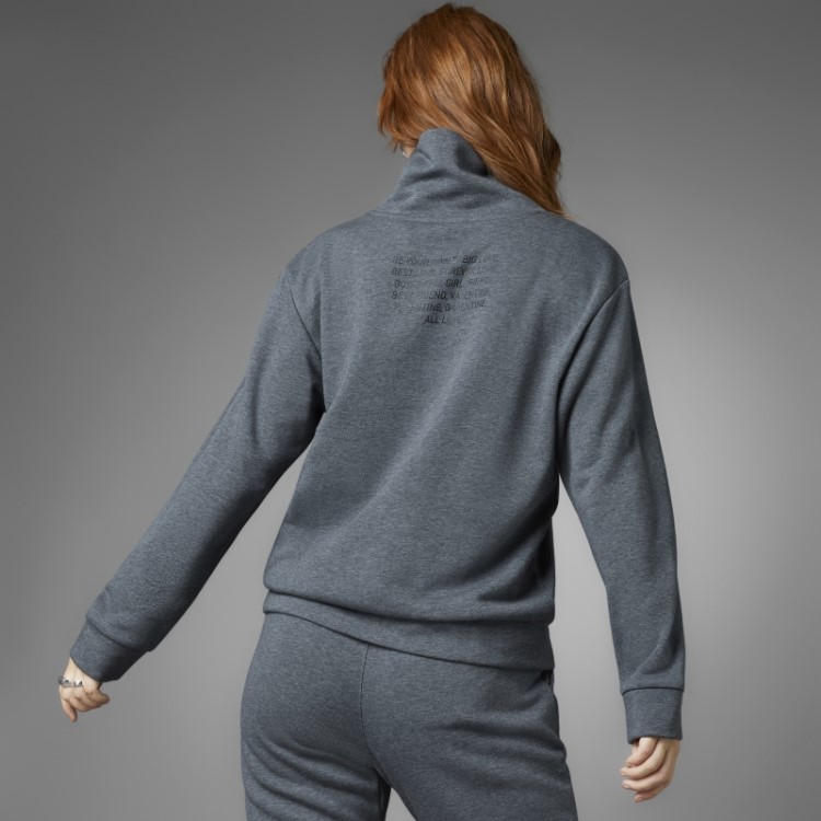 Moletom Cinza Escuro Urze Dia Dos Namorados Adidas