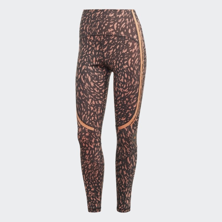 Adidas By Stella Mccartney Leggings De Corrida Com Estampa Truepace Preto Quente