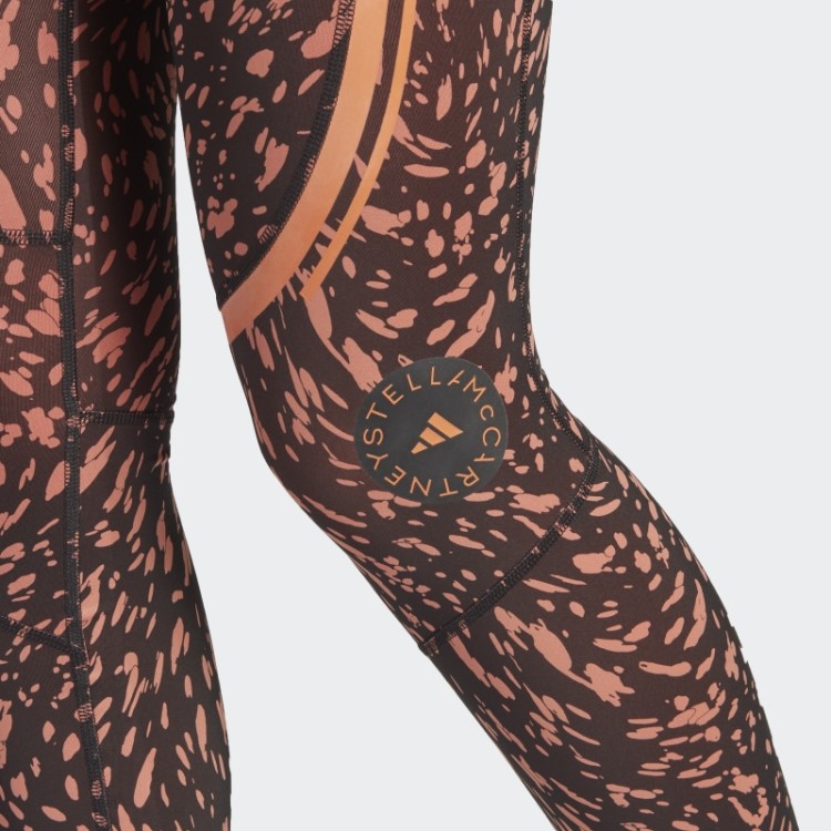 Adidas By Stella Mccartney Leggings De Corrida Com Estampa Truepace Preto Quente