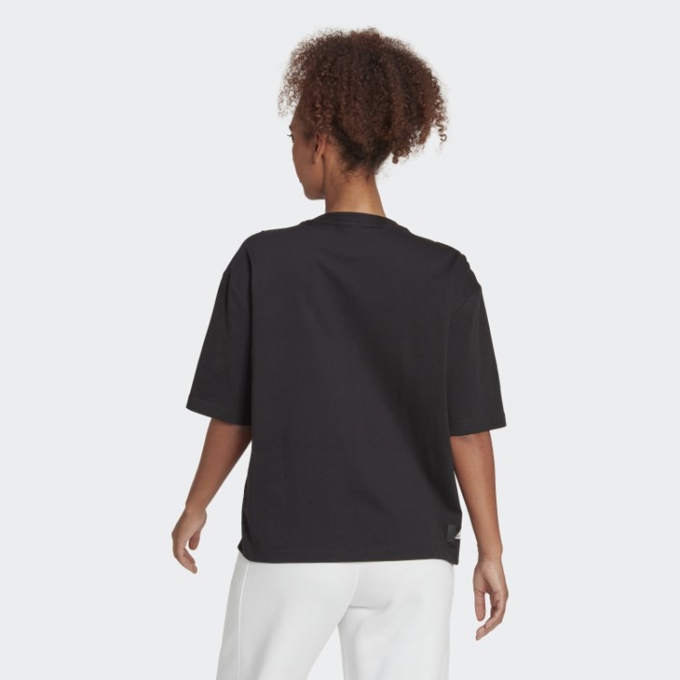 Distintivo De ícones Do Futuro Da Moda Da Camiseta Esportiva Adidas Preta