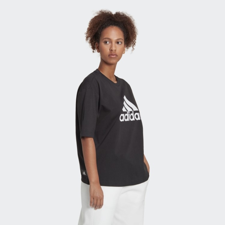 Distintivo De ícones Do Futuro Da Moda Da Camiseta Esportiva Adidas Preta