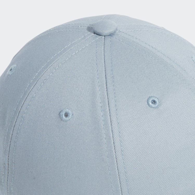 Boné Adidas Descontraído Com Alça Nas Costas Cinza Claro