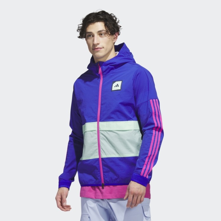Jaqueta Adicross X Energy Masculina Azul De Uma Camada
