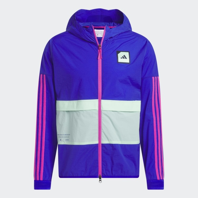 Jaqueta Adicross X Energy Masculina Azul De Uma Camada