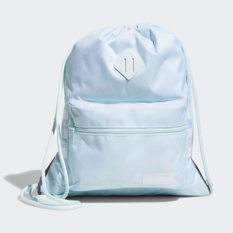 Clássica Mochila Com As 3 Listras Azul Claro Adidas