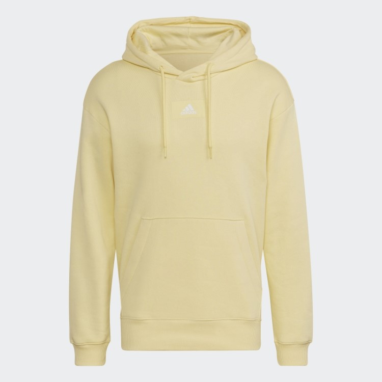 Essentials FeelVivid Moletom De Lã De Algodão Ombros Caídos Amarelo Adidas