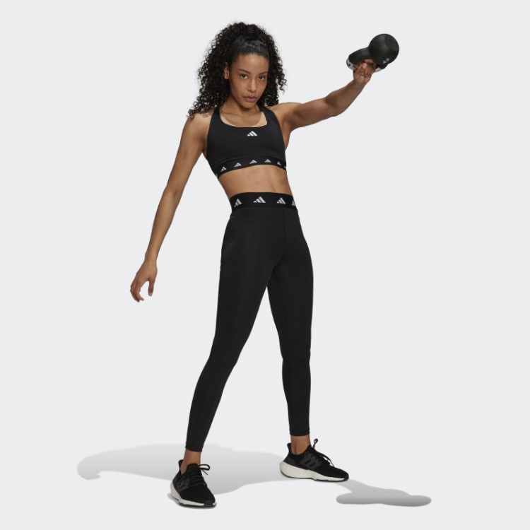 Legging Preta Techfit Period Proof 7/8 Adidas