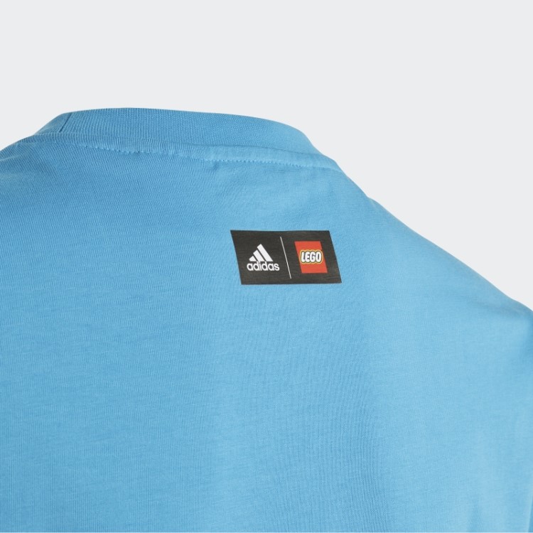 Adidas X Lego Football Badge Of Sport Graphic T-shirt Fresh Splash