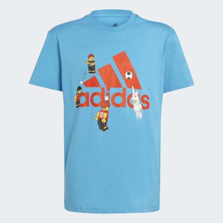 Adidas X Lego Soccer Badge Of Sport Graphic Tee Fresh Splash Fashion