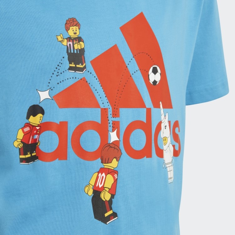 Adidas X Lego Soccer Badge Of Sport Graphic Tee Fresh Splash Fashion