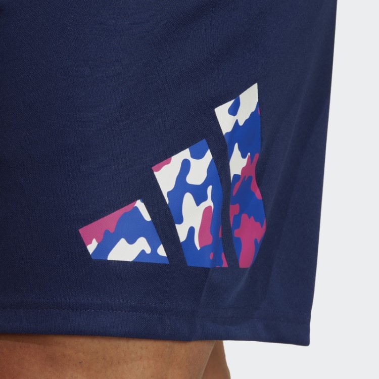 Calção De Treino Sazonal Azul Escuro Essencial Adidas