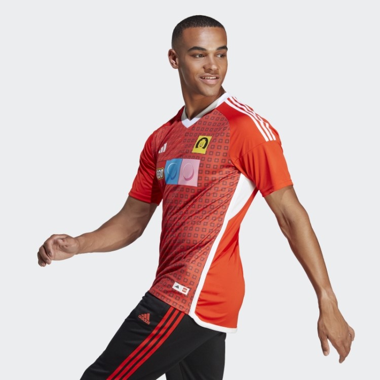Adidas X Lego Tiro Home Jersey Moda Negrito Laranja