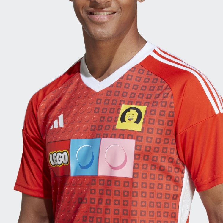 Adidas X Lego Tiro Home Jersey Moda Negrito Laranja
