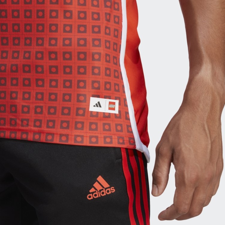 Adidas X Lego Tiro Home Jersey Moda Negrito Laranja