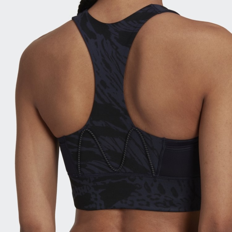 Sutiã De Corrida Com Estampa De Suporte Médio Adidas Ink