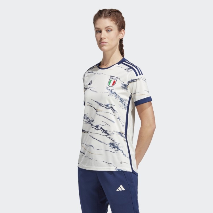 Adidas Camisa Branca Da Seleção Feminina 23 Da Itália