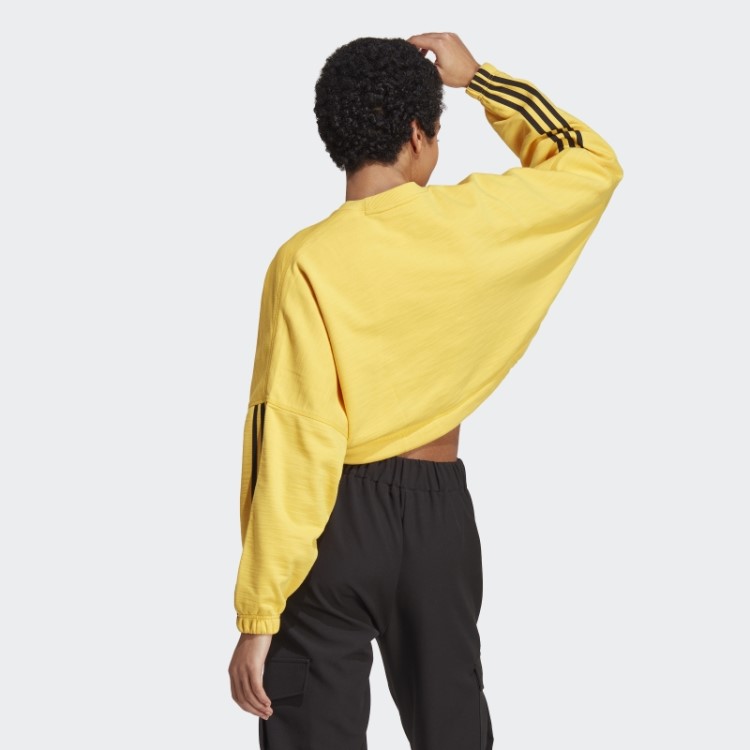 Moletom Dance Crop Versátil Adidas Gold