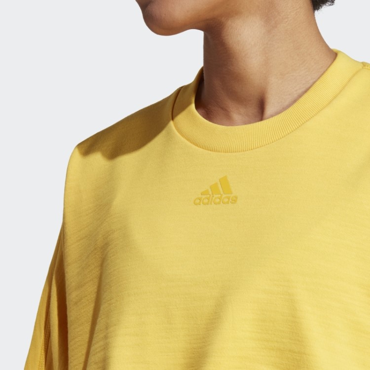 Moletom Dance Crop Versátil Adidas Gold