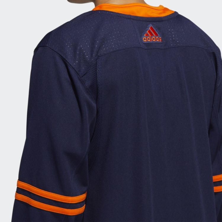 Adidas Oilers Terceira Camisa Profissional Autêntica Navy 09 Ccm-sld