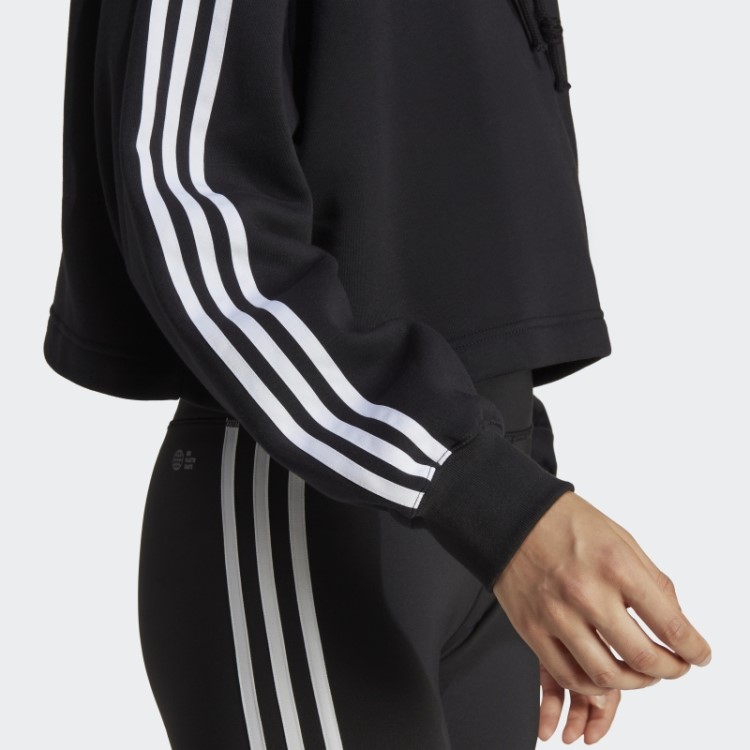 Moletom Preto Adicolor Classics Crop Adidas