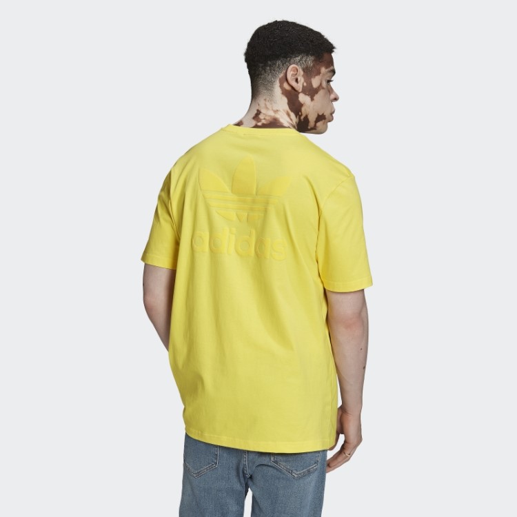 Camiseta De Rua Amarela Adidas Trefoil Series