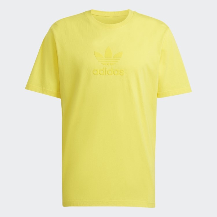 Camiseta De Rua Amarela Adidas Trefoil Series