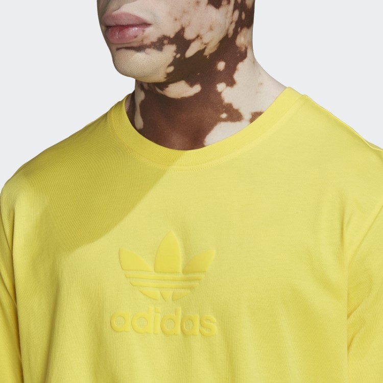 Camiseta De Rua Amarela Adidas Trefoil Series