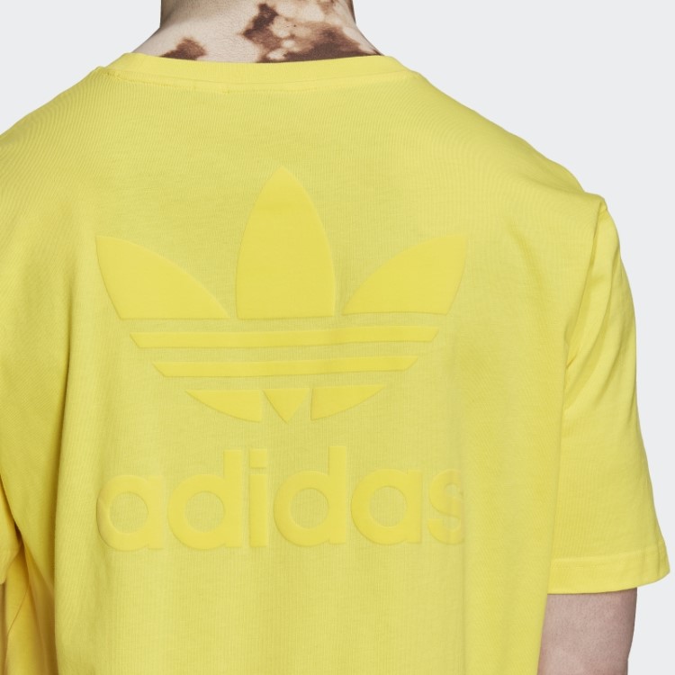 Camiseta De Rua Amarela Adidas Trefoil Series
