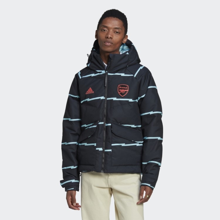 Jaqueta De Inverno Arsenal Adidas Preta