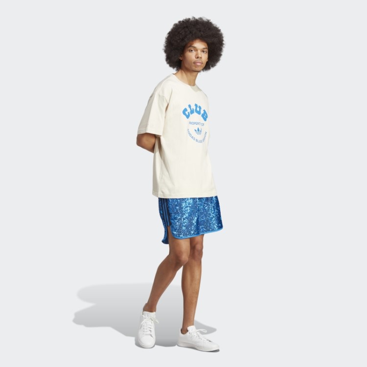 Adidas Azul Versão Clube T-shirt De Alumínio