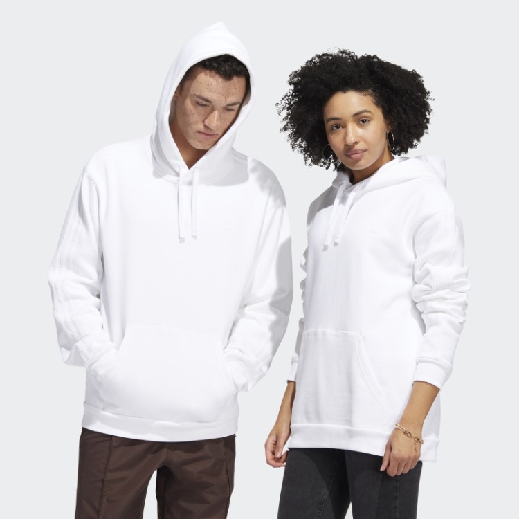 Moletom Com Capuz Shmoofoil Pesado Branco Adidas (gênero Neutro)