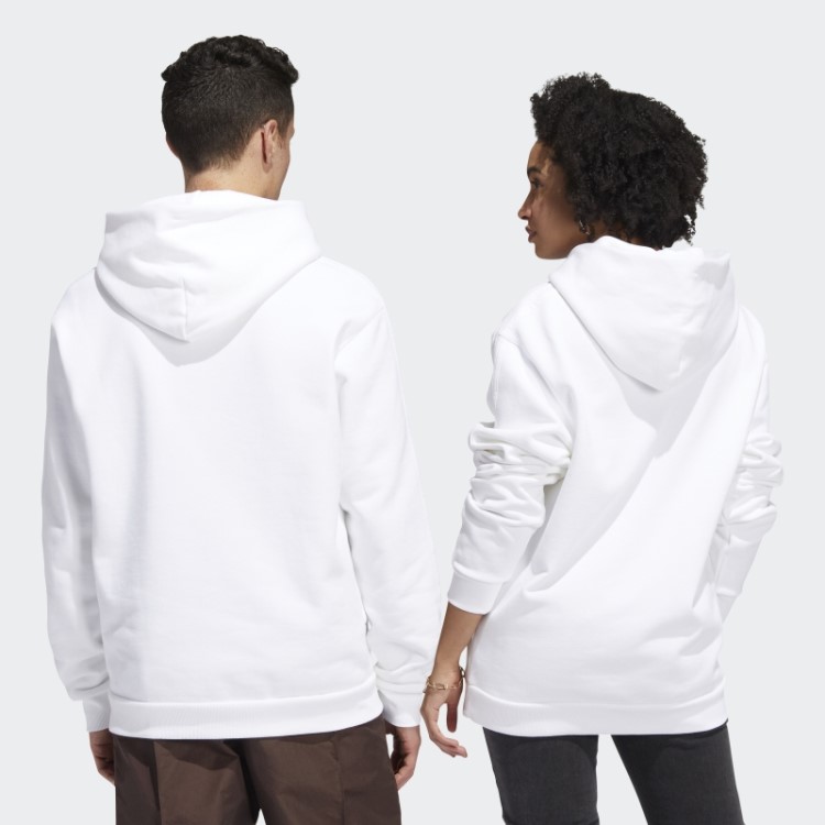 Moletom Com Capuz Shmoofoil Pesado Branco Adidas (gênero Neutro)