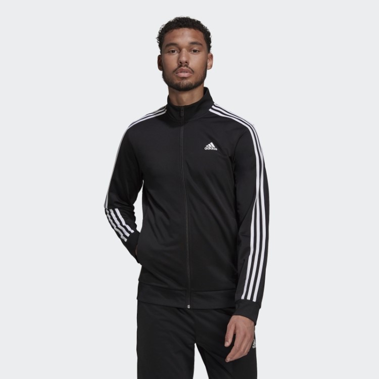 Essentials Warm Up T-shirt Com As 3 Riscas Adidas Black